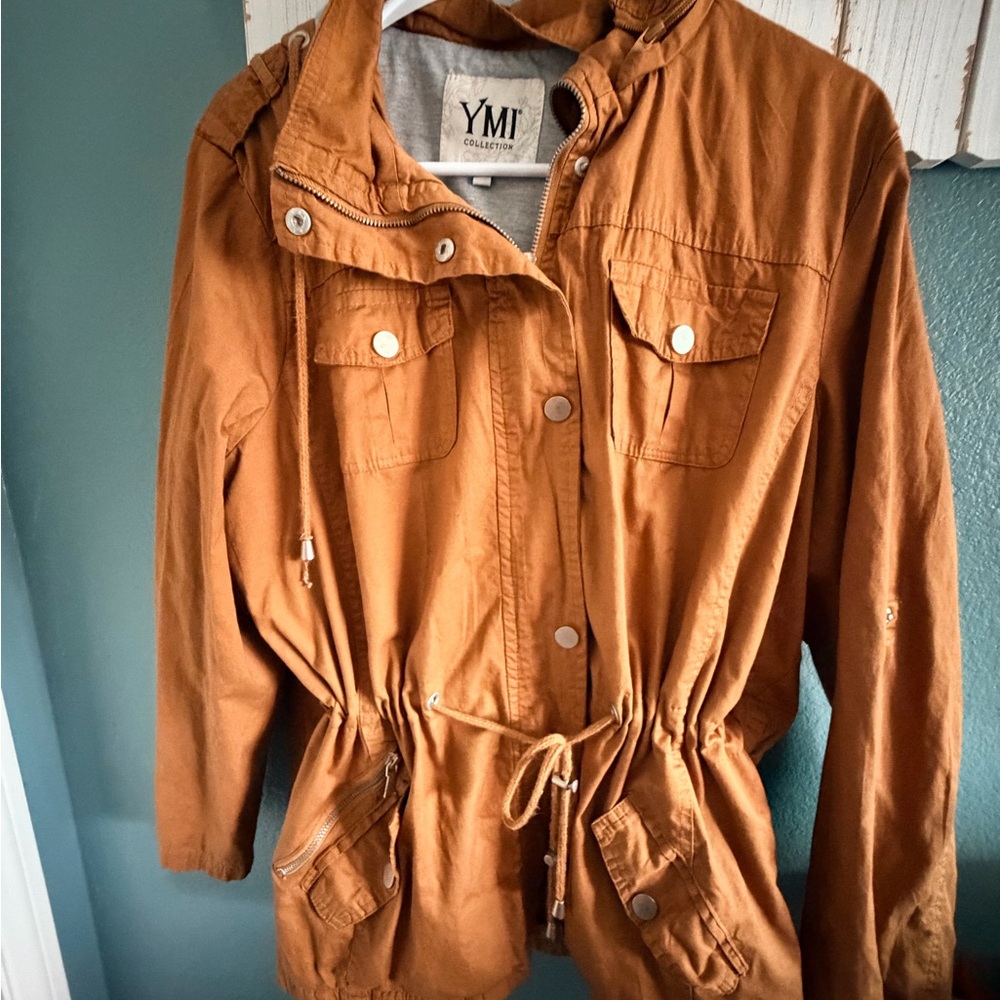 YMI Women's Rust Utility Jacket